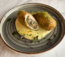 Зразы а-ля Нельсон с картофельным кремом