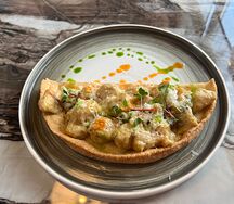 Киш с цыпленком и грибами