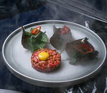 Тартар из мраморной говядины