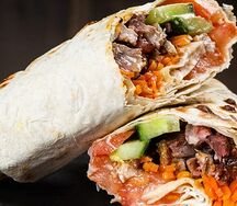 Бургер Ля Трюфель в лаваше