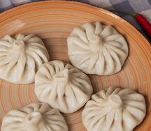 Хинкали с бараниной