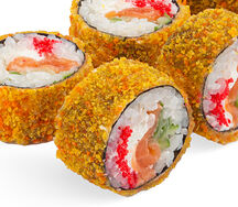 Темпура-ролл с лососем