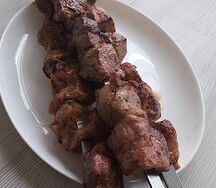 Шашлык из cвинoй шеи