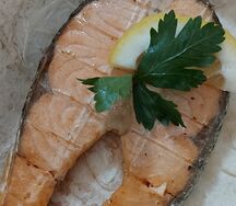 Шашлык из сёмги (стейк)