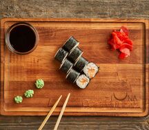 Ролл с лососем