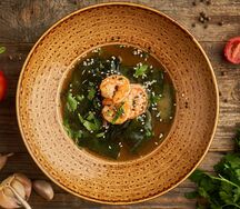 Суп Мисо с креветкой