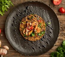 Рис Тяхан с креветкой