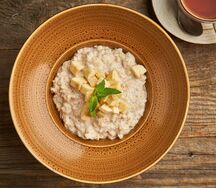 Овсяная каша с бананом