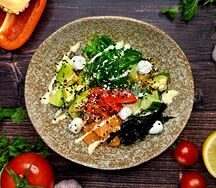 Поке с лососем