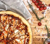 Пицца морская средняя