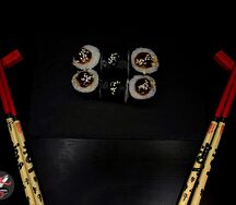 Классический ролл с угрем