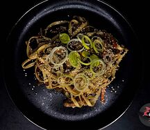 Удон с креветками