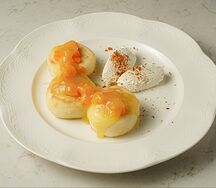 Сырники с тыквенным чатни