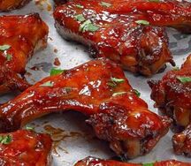 Куриные крылья острые