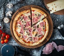 Ветчина и грибы малая