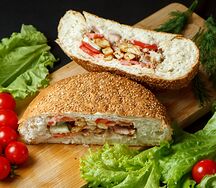 Шаурма в булке 