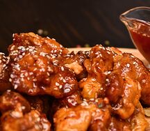 Филе бедра в кисло-сладком корейском соусе