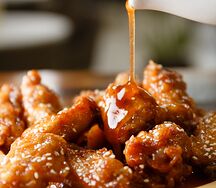 Крылышки в кисло-сладком корейском соусе