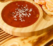 Корейский кисло-сладкий соус средней остроты 