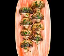 Шампиньоны на гриле