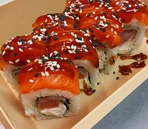 Ролл с тунцом и лососем