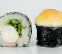 Запеченные с креветками