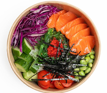 Поке с лососем