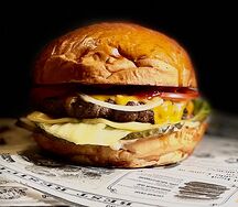 Бургер на гриле