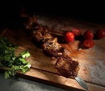 Шашлык из свиной шеи