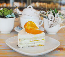 Десерт фисташковый с апельсином