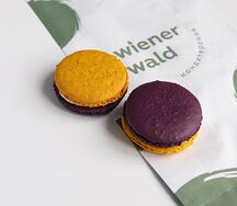 Макарон Лимон-черника