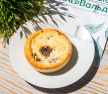 Мини-пицца с грибами