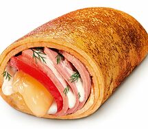 Блин большой с ветчиной