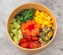 Поке с лососем