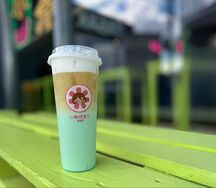 Ледяная карамель латте