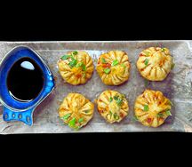 Жареные мини-бао в соусе Sweet chili