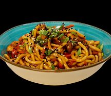 Удон с курицей