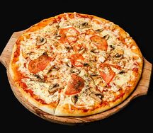 Пицца курица с грибами