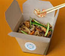 Рис с морепродуктами терияки