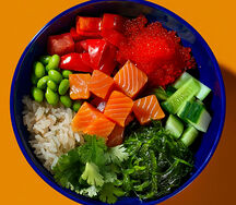 Поке с лососем