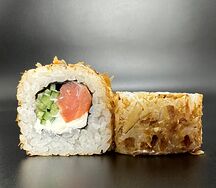 Бонито с копченым лососем