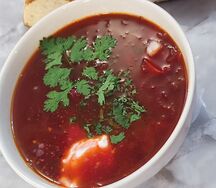 Борщ с говядиной