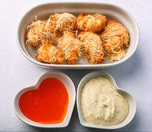 Креветки катаифи