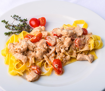 Паста с куриной грудкой