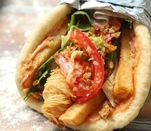 Гирос с креветкой