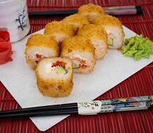 Харумаки с креветкой