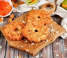 Кольцо песочное с орехом
