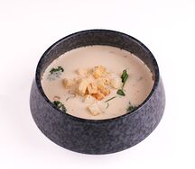 Сырный суп с морепродуктами 