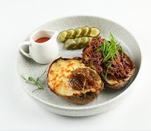 Крошка картошка с рваной говядиной