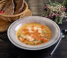 Чечевичный суп с имбирем